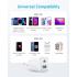 Anker USB C Charger Adapter, 33W 2 Port Compact Charger with Foldable Plug for iPhone 17/16 Series, Galaxy, and More - White